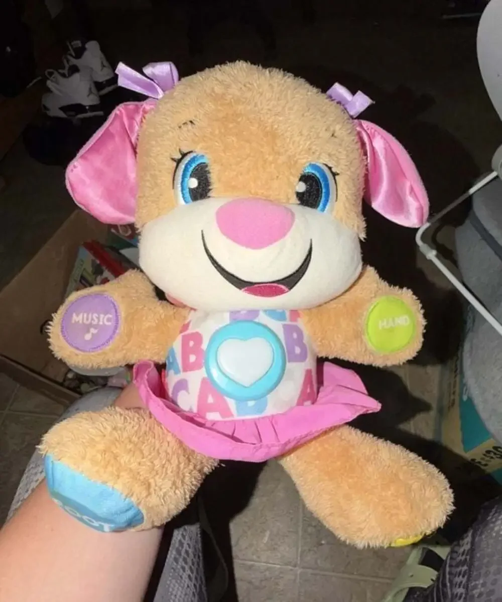 Fisher-Price Laugh & Learn Smart Stages Sis Interactive Plush Puppy Toy